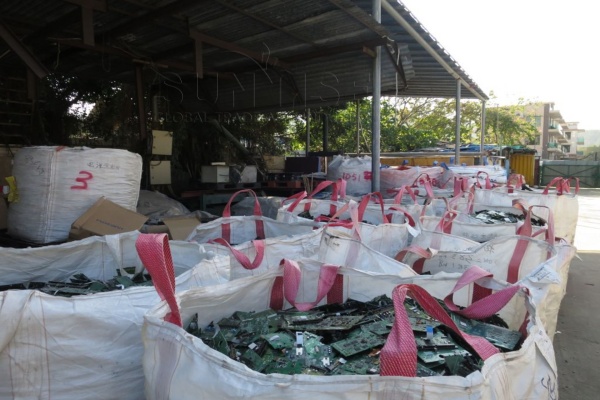 pcb recycling factory